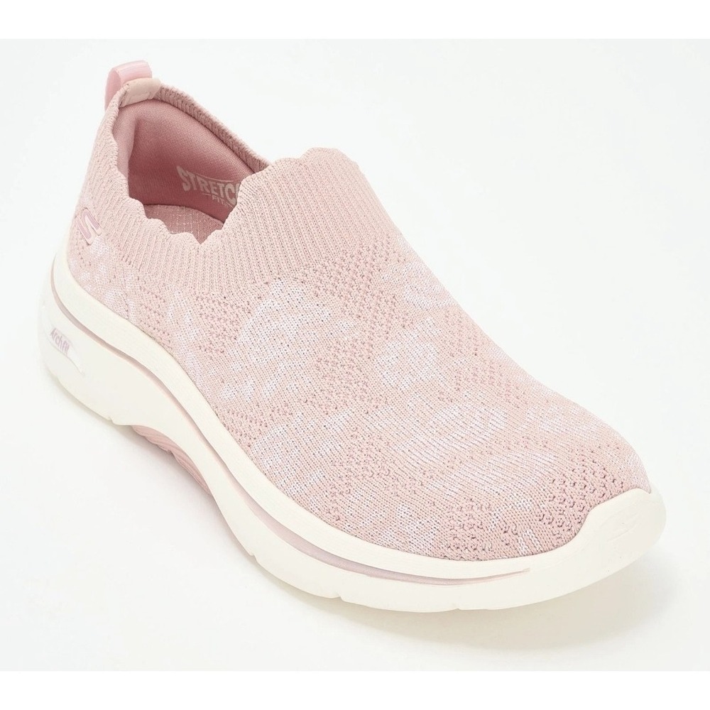 Skechers Go Walk Arch Fit 2.0 Knit Rosa Linda Mauve 8/M New
